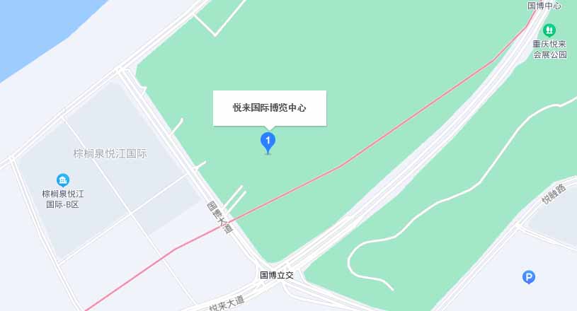 重庆家博会交通路线地图